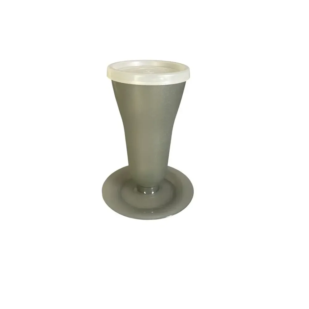 Vintage Tupperware Gray Dessert Parfait Cups Quantity: 6